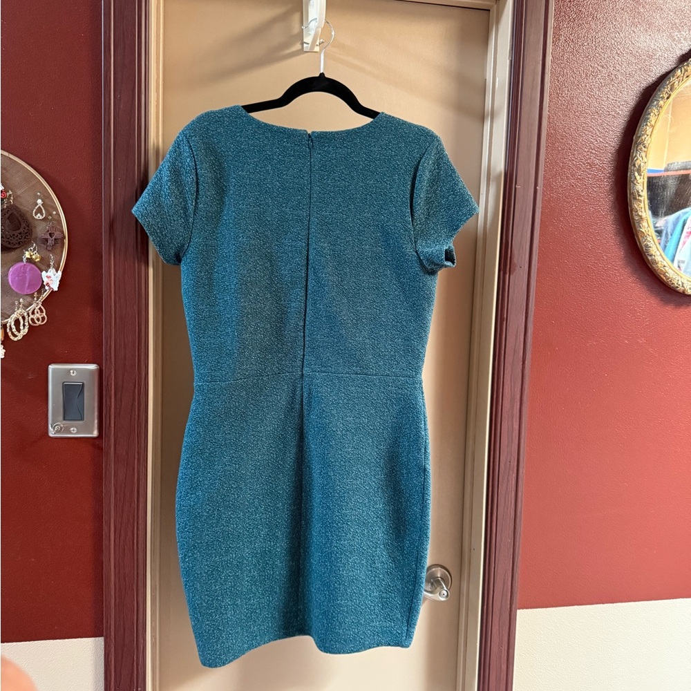 Simply Styled Teal Mini Dress - Picture 3 of 3